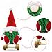 Gnomi Natalizi Decorazione Natalizia Folletto 3 Pz 17x10x7cm - Foto miniatura 3