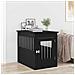 Mobile per cuccia per cani Rovere Nero 80x55x68 cm in legno ingegnerizzato - Foto miniatura 2