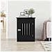 Mobile per cuccia per cani Rovere Nero 80x55x68 cm in legno ingegnerizzato - Foto miniatura 3