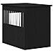 Mobile per cuccia per cani Rovere Nero 80x55x68 cm in legno ingegnerizzato - Foto miniatura 8