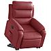 Poltrona Alzapersona Reclinabile Rosso Vino in Similpelle - Foto miniatura 3