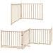 Cancello per Cani Porta Pieghevole 10 Pannelli 800 cm in Pioppo - Foto miniatura 3