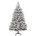 Albero di Natale artificiale con 300 LED Verde e Bianco 240 cm - Foto miniatura 4