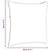 Cuscini da Divano 2 pcs Grigio 80 x 80 cm Tessuto - Foto miniatura 9