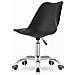 Sedia da ufficio girevole Valora VIRO nera con cuscino in ecopelle - Foto miniatura 4