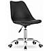 Sedia da ufficio girevole Valora VIRO nera con cuscino in ecopelle - Foto miniatura 1