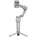 Bastone Per Selfie Stabilizzato Con Rilevamento Del Viso Per Smartphone E Treppiede, Grigio Chiaro - Foto miniatura 1