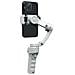 Bastone Per Selfie Stabilizzato Con Rilevamento Del Viso Per Smartphone E Treppiede, Grigio Chiaro - Foto miniatura 3