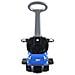 Cavalcabile spingi 3in1 auto per bambini grande auto clacson musica blu - Foto miniatura 3