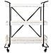Carrello In Legno Bianco Con 3 Vassoi 89x38x110h Cm - Foto miniatura 2
