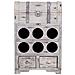 Baule Portabottiglie In Legno Grigio 41x30x64h - Foto miniatura 2