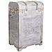 Baule Portabottiglie In Legno Grigio 41x30x64h - Foto miniatura 4