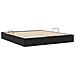 Letto con Contenitore con materasso Nero 180 x 200 cm Velluto - Foto miniatura 9