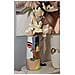 Vaso Piccassy Color Tall In Ceramica Con Volto Cubista Dipinto A Mano - Foto miniatura 7