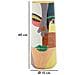 Vaso Piccassy Color Tall In Ceramica Con Volto Cubista Dipinto A Mano - Foto miniatura 8