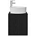 Mobile Lavabo da Parete Rovere Nero 49,5 x 44,5 x 65 cm - Foto miniatura 3