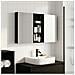 Set di Armadi da Bagno con porta 3 pcs 110 x 10,5 x 60,5 cm - Foto miniatura 4