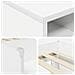 Struttura Letto Loft con Mobile 3 pcs Bianco Legno multistrato - Foto miniatura 6