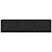 Mobile TV con LED Nero 165 x 34 x 40 cm Legno ingegnerizzato - Foto miniatura 6
