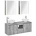 Set di Armadi da Bagno 5 pcs Sonoma grigio 53 x 15,5 x 70 cm - Foto miniatura 1