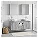 Set di Armadi da Bagno 5 pcs Sonoma grigio 53 x 15,5 x 70 cm - Foto miniatura 2