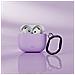 Custodia Airpods 4 In Silicone Viola Puro - Foto miniatura 5