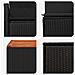 Set di divani 6 pz Nero Rattan sintetico e Acciaio - Foto miniatura 5