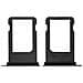Slot Porta Sim Iphone 8 Nero - Adattatore Scheda Sim Di Ricambio - Foto miniatura 2