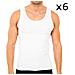 Intimo Abanderado 0300 Pack 6 Tank Abbigliamento Uomo 60 - Foto miniatura 1