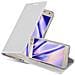 Custodia Compatibile Con Samsung Galaxy A5 2015 In Classy Argento - Coperchio Protettiva Con Chiusura Magnetica, Funzione Stand E Tasca Per Le Carte - Foto miniatura 4