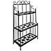 Scaffale Metallico Mosaico, A 3 Ripiani - Nero / bianco - Foto miniatura 1