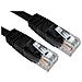 Rj45 [ m] To Rj45 [ m] Cat6 0.5m Black Oem Moulded Boot Copper Utp Network Cable - Foto miniatura 1