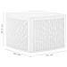 Tavolino Bianco 54x54x36,5 Cm In Plastica - Foto miniatura 6