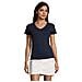 T-shirt Donna Imperiale Con Scollo A V Taglia M Blu - Foto miniatura 1