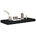 Scaffale a Parete Nero 60x23,5x3,8 cm in MDF - Foto miniatura 2