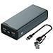 Volthub Pro - Select Edition - Powerbank - 26800 Mah - 99.16 Wh - 22.5 Watt - 5 A - Huawei Fast Charge, Pd 2.0, Pd 3.0, Qc 2.0, Qc 3.0, Afc, Scp - 3 Ausgabeanschlussstellen (2 X Usb, Usb-c) - Gun Metal - Foto miniatura 1