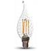 Lampadina LED candela 4W E14 a 230V - Foto miniatura 3