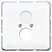Cd 562 Ww Bianco Placca Per Interruttori E Coperchio Per Presa - Foto miniatura 1