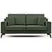 Prestige Divano Moderno In Microfibra T11 Verde - Foto miniatura 8