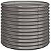 Vaso da Giardino Acciaio Verniciato a Polvere 80x80x68cm Grigio - Foto miniatura 1