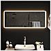 Specchio Da Bagno Con Luci Led 100x40 Cm - Foto miniatura 1