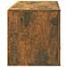 Scarpiera A Muro Rovere Fumo 70x35x38 Cm Legno Massello Pino - Foto miniatura 9