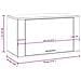 Scarpiera A Muro Rovere Fumo 70x35x38 Cm Legno Massello Pino - Foto miniatura 12