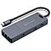 Dock/Replicatore di Porte per Laptop A04-TC_DK48 Cablato USB 3.2 Gen 1 (3.1 Gen 1) Type-C Colore Grigio - Foto miniatura 1