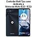 Matt Custodia Tpu Silicone Cover Case Slim Per Motorola Moto E22 - E22i Black - Foto miniatura 2