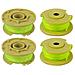 Bobine Di Ricambio Da 4 Pezzi Per Tagliabordi Ryobi Weed Eater Verde - Foto miniatura 1