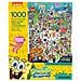 Spongebob Squarepants Puzzle (puzzle Da 1000 Pezzi) - Merchandise E Oggetti Da Collezione Spongebob Con Licenza Ufficiale - Antiriflesso - Adattabilita Precisa - Praticamente Senza Polvere Di Puzzle - 20 X 28 Pollici - Foto miniatura 1