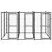 Gabbia Per Cani Da Esterno In Acciaio Con Tetto 7,26 M - Foto miniatura 2