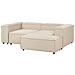 3 Posti Ardal Tessuto Beige Con Ottomana Lato Sinistro - Foto miniatura 4