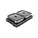 3400220 recipiente per cibo Rettangolare Contenitore Nero, Acciaio inox 2 pz - Foto miniatura 1